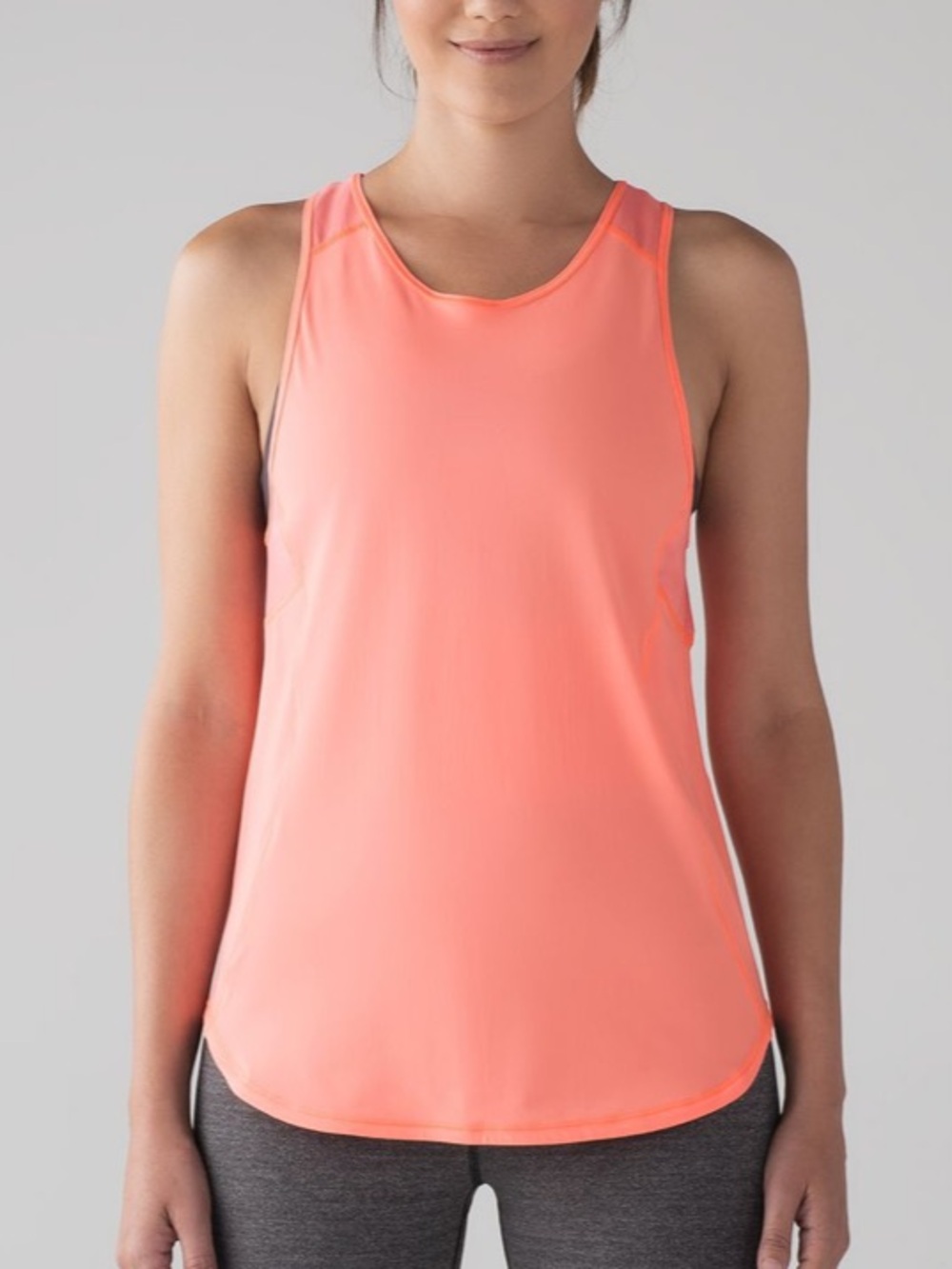 lululemon athletica Sculpt Tank II in pop orange